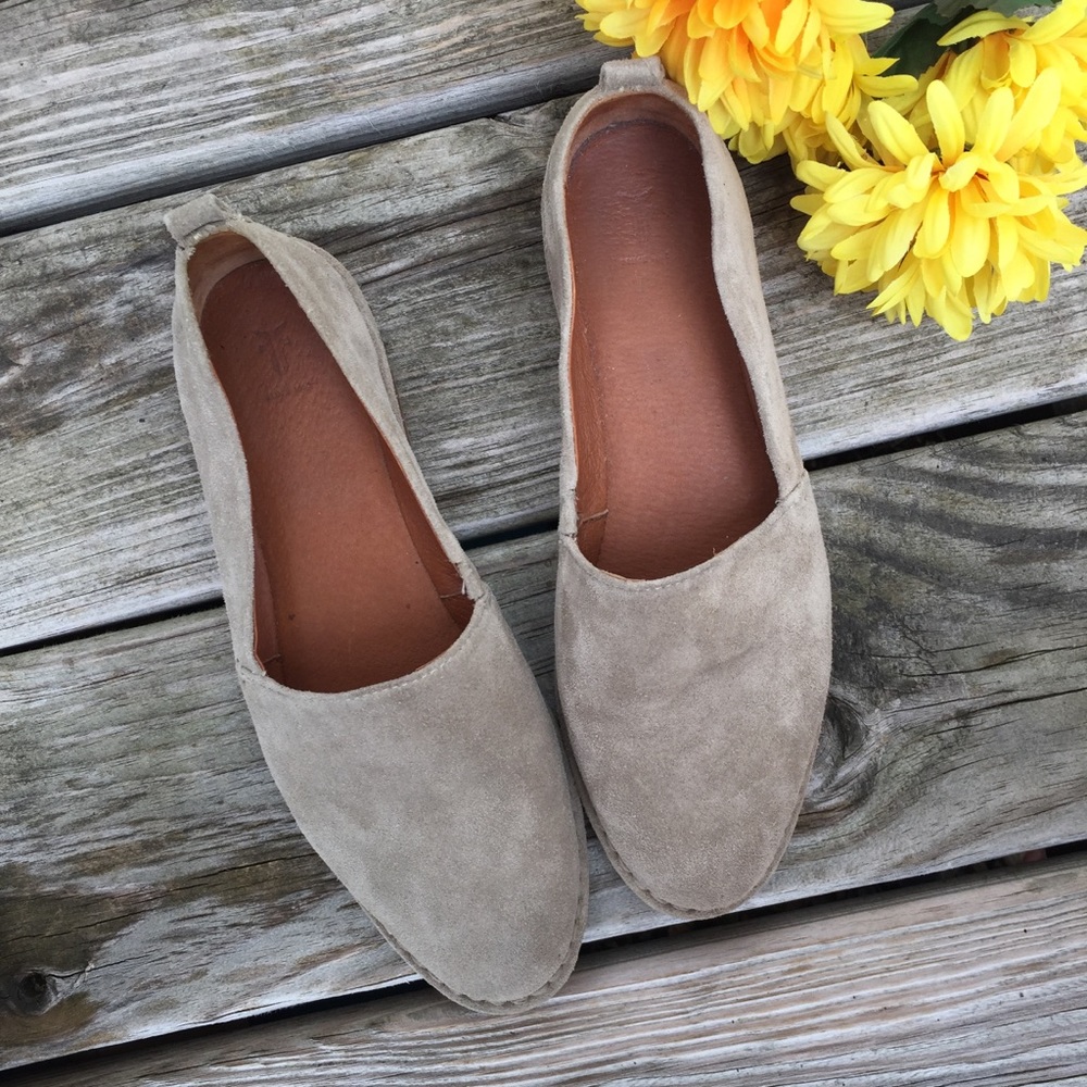 Frye Helena Flats Suede